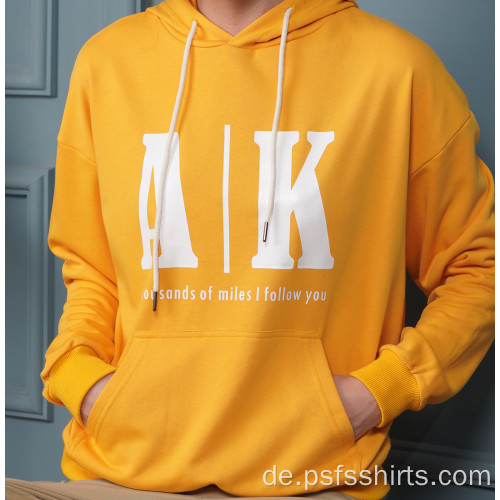 Bedruckte Hoodies mit drei Farben